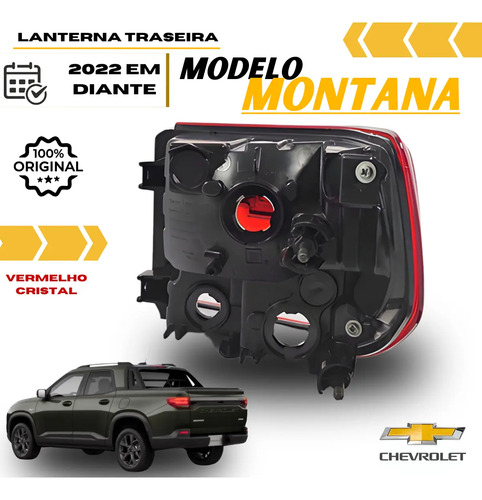 Lanterna Traseira Original Gm Montana 2023 2024 2025 Novo