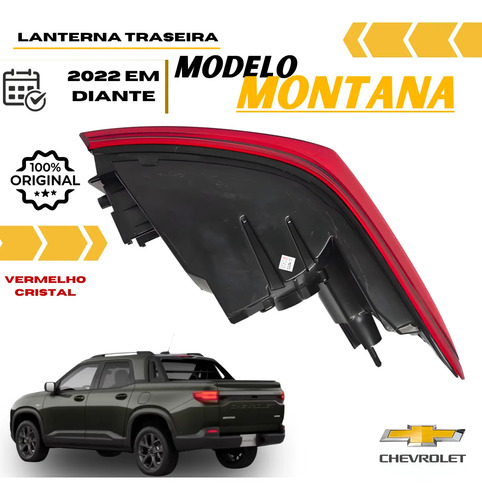 Lanterna Traseira Original Gm Montana 2023 2024 2025 Novo