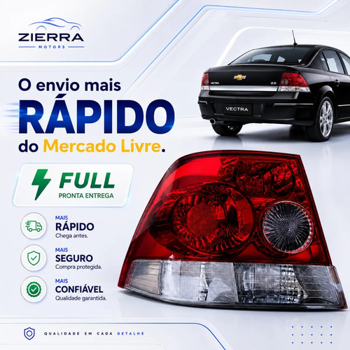 Lanterna Traseira Vectra 2006 2007 2008 2009 2010 2011 Sedan