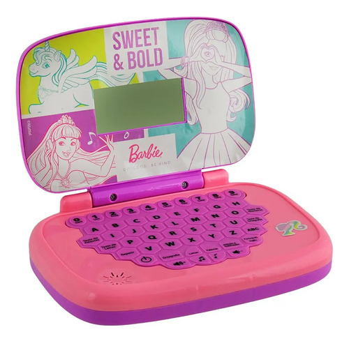 Laptop Infantil Educativo Bilíngue Barbie Candide