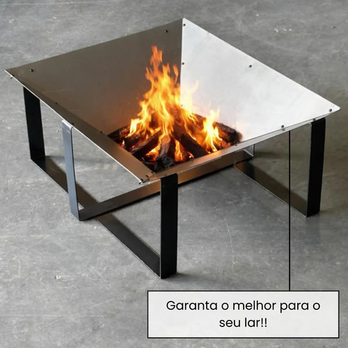 Lareira Externa A Lenha Para Jardim Inverno 60cmx50cm Airbnb