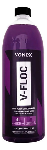 Lava auto super concentrado v floc 15l vonixx