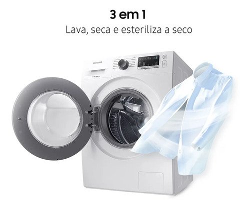 Lava E Seca Samsung Wd11m Com Digital Inverter Branca 11kg Cor Branco