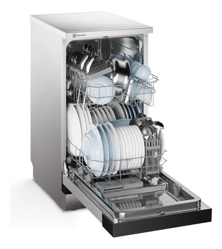Lava-louça Electrolux 10 Serviços Inox Lava E Seca 50' Ls10e Cor Prateado