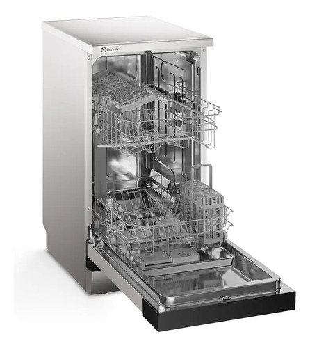 Lava-louça Electrolux 10 Serviços Inox Lava E Seca 50' Ls10e Cor Prateado