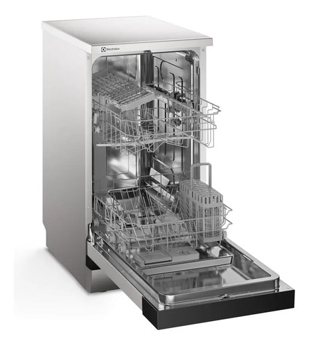 Lava-louça Electrolux 10 Serviços Inox Lava E Seca 50' Ls10e Prateado