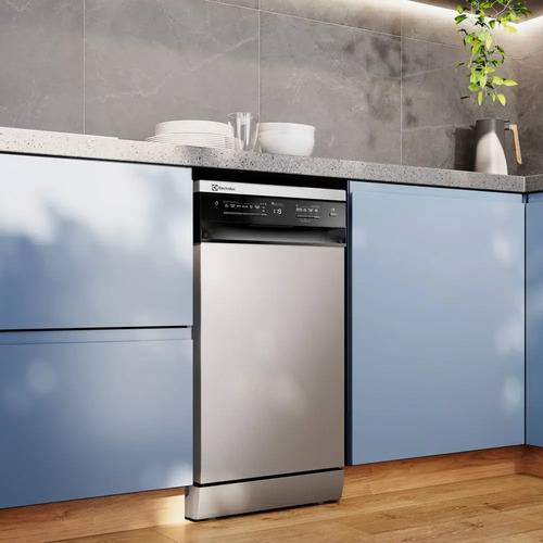 Lava-louça Electrolux 10 Serviços Inox Lava E Seca 50' Ls10e Prateado