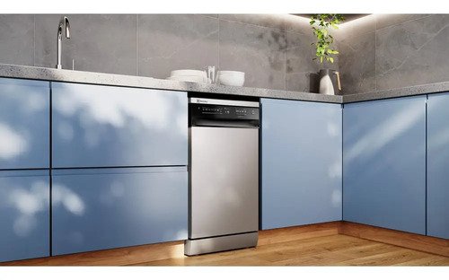 Lava-louça Electrolux 10 Serviços Inox Lava E Seca 50' Ls10e Cor Prateado