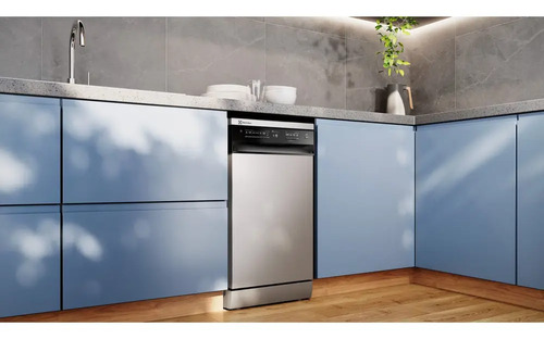 Lava-louça Electrolux 10 Serviços Inox Lava E Seca 50' Ls10e Prateado