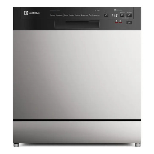 Lava louca electrolux 8 servicos inox com programa lava seca 1 1