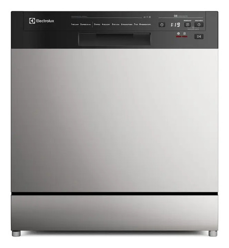 Lava louca electrolux 8 servicos inox com programa lava seca 1