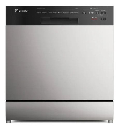 Lava louca electrolux inox com programa lava e seca ls08e ci