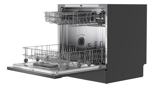 Lava Louças 8 Serviços Cinza Touch Plus Midea Cinza