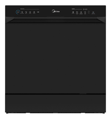 Lava loucas 8 servicos preta touch plus midea preto