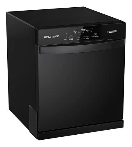 Lava Louças Brastemp 8 Serviços Preta - BLF08AE Preto