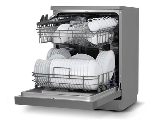 Lava Louças Midea 14 Serviços Pré Lavagem Cinza Dwa14s2 22