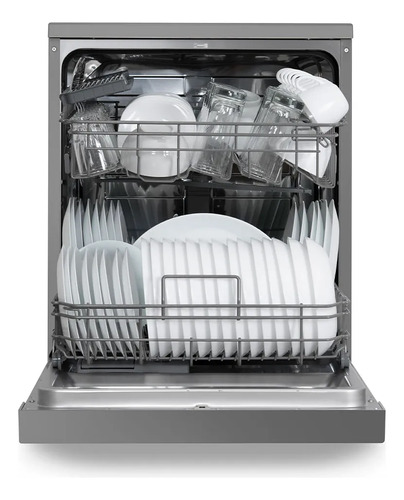 Lava Louças Midea 14 Serviços Pré Lavagem Cinza Dwa14s2 22
