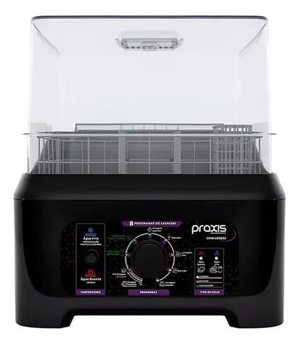 Lava Louças Praxis Portátil Llpp Semi-automática Preto
