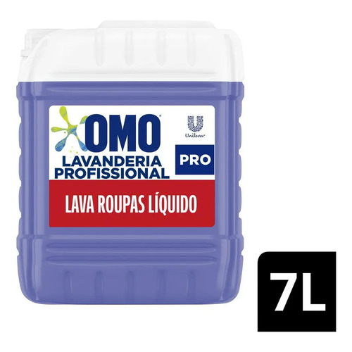 Lava roupas liquido omo lavanderia profissional lavagem 7 l 1