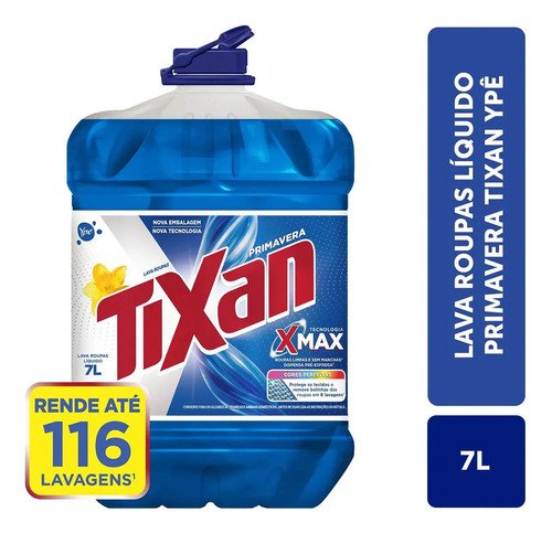 Lava roupas liquido tixan ype primavera 7 litros 1