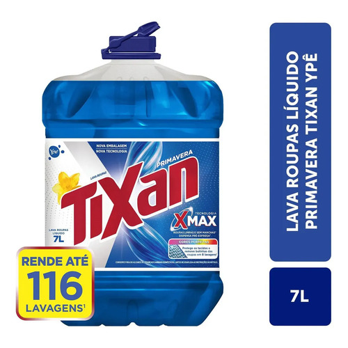 Lava roupas liquido tixan ype primavera 7 litros 1