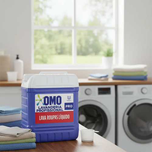 Lava Roupas Omo Sabão Liquido Lavagem Perfeita 7 Litros
