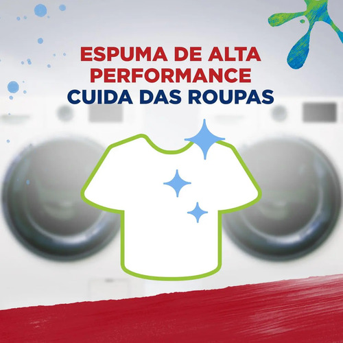Lava Roupas Omo Sabão Liquido Lavagem Perfeita 7 Litros