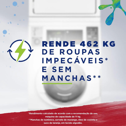 Lava Roupas Omo Sabão Liquido Lavagem Perfeita 7 Litros