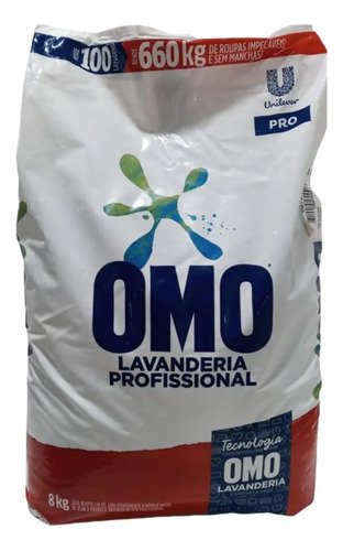 Lava Roupas Pó Omo Lavagem Perfeita Pro 8kg