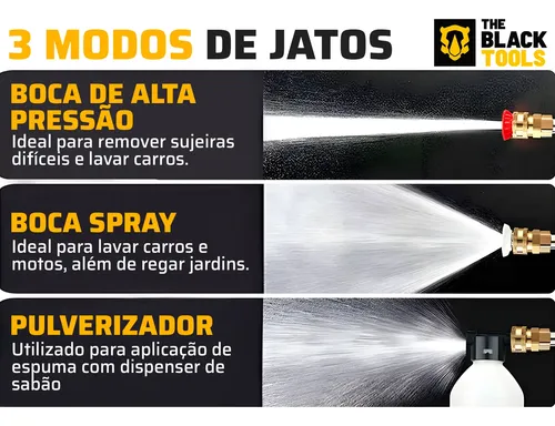 Lavadora A Jato Alta Pressão Sem Fio Portátil Recarregável