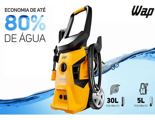 Lavadora De Alta Pressão Desobstruidora Wap Ousada Wl 2600 Ultra 1500w De Potência 1750 Psi