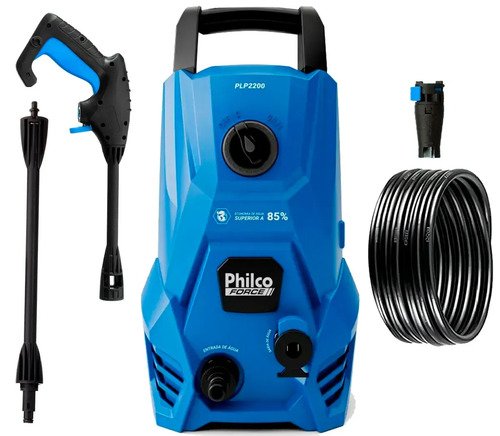 Lavadora de alta pressao jato compacta philco plp2200 1300w 1