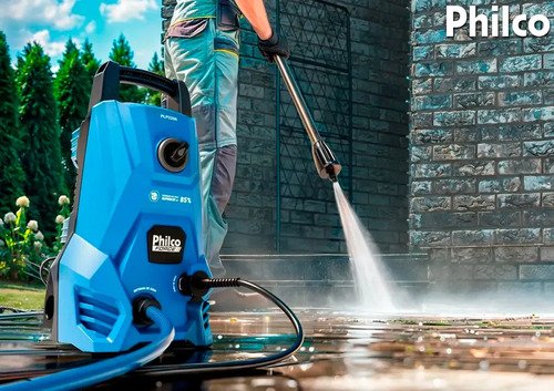 Lavadora De Alta Pressão Jato Compacta Philco Plp2200 1300w 1300 Psi/libras 312l/h Lança Regulável 127v