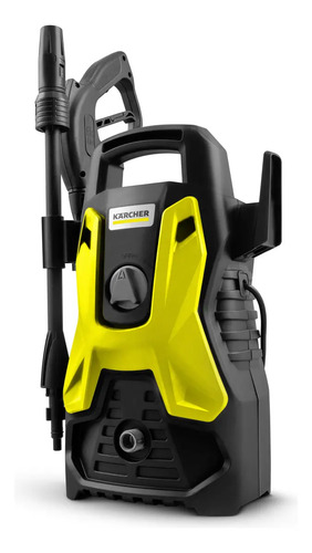 Lavadora De Alta Pressão Kärcher Prática Black 1500 Psi/libras 1400w 300l/h Com Aplicador De Detergente E Lança Regulável 127v