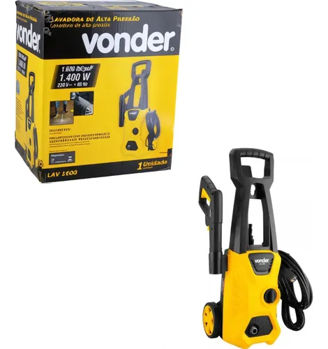 Lavadora De Alta Pressão Lav 1600, 1.600 Lbf/pol² Vonder
