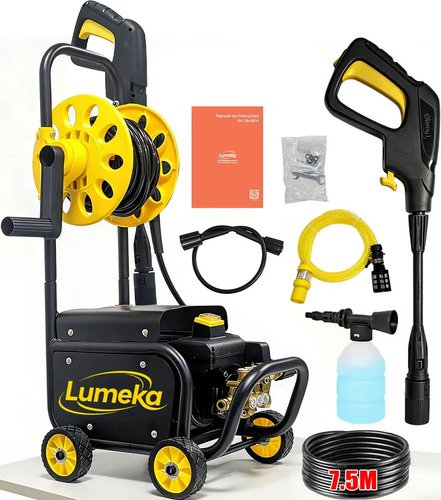 Lavadora de alta pressao lumeka xw80 com motor a inducao lav 1
