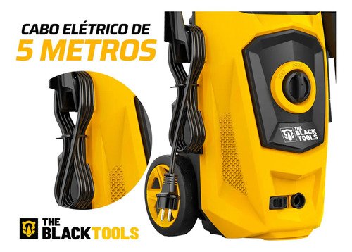 Lavadora De Alta Pressão The Black Tools Tblv175 1750psi Potência De 1500w
