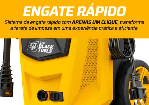 Lavadora De Alta Pressão The Black Tools Tblv175 1750psi Potência De 1500w