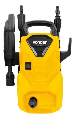 Lavadora De Alta Pressão Vonder Leve Lav 1300 90bar - Cor Amarelo-Preto Frequência 60 Hz