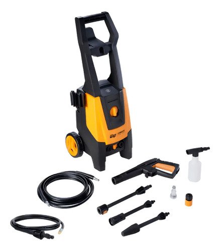 Lavadora De Alta Pressão Wap Combate Turbo 2600 Com Motor De Indução 1700w Amarelo/preto 220v 60 Hz