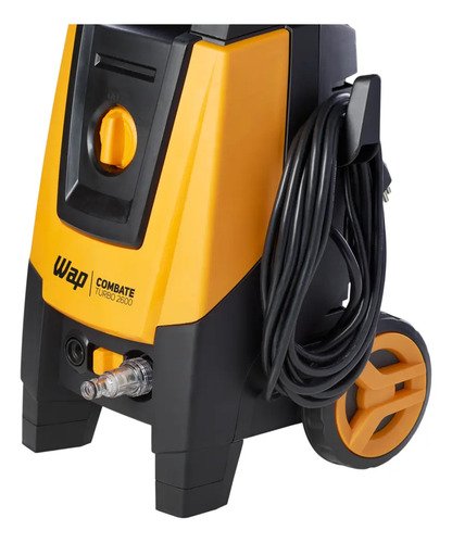 Lavadora De Alta Pressão Wap Combate Turbo 2600 Com Motor De Indução 1700w Amarelo/preto 220v 60 Hz
