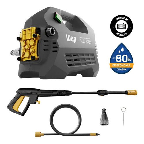 Lavadora de alta pressao wap wl 4000 2000w vazao 420lh 1950