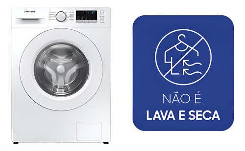 Lavadora digital inverter samsung ww11t branca 11kg cor bran