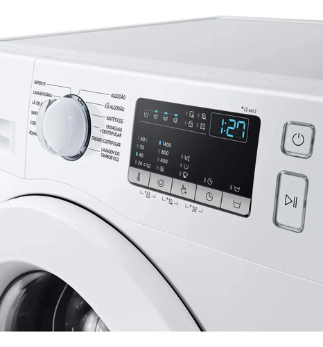 Lavadora Digital Inverter Samsung Ww11t Branca 11kg Cor Branco