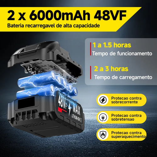 Lavadora Lava Jato 6 Em 1 Portátil Carro/jardim/exter