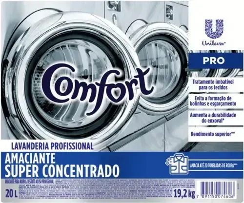 Lavanderia Comfort Amaciante Super Concentrado P/ Roupas 20l