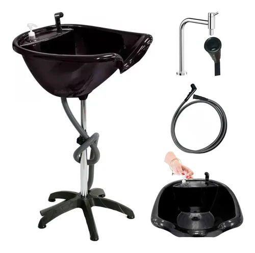Lavatorio de cabelo portatil cuba movel salao beleza ducha