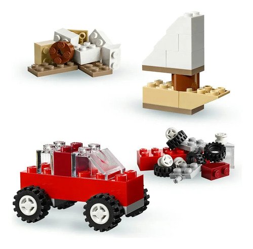 LEGO Classic Maleta da Criatividade 10713; Brinquedo criativo para montar e imaginar; Maleta com peças coloridas para criar bichinhos, supercarros, casas e muito mais; Presente para crianças