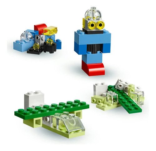 LEGO Classic Maleta da Criatividade 10713; Brinquedo criativo para montar e imaginar; Maleta com peças coloridas para criar bichinhos, supercarros, casas e muito mais; Presente para crianças