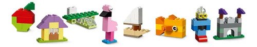LEGO Classic Maleta da Criatividade 10713; Brinquedo criativo para montar e imaginar; Maleta com peças coloridas para criar bichinhos, supercarros, casas e muito mais; Presente para crianças